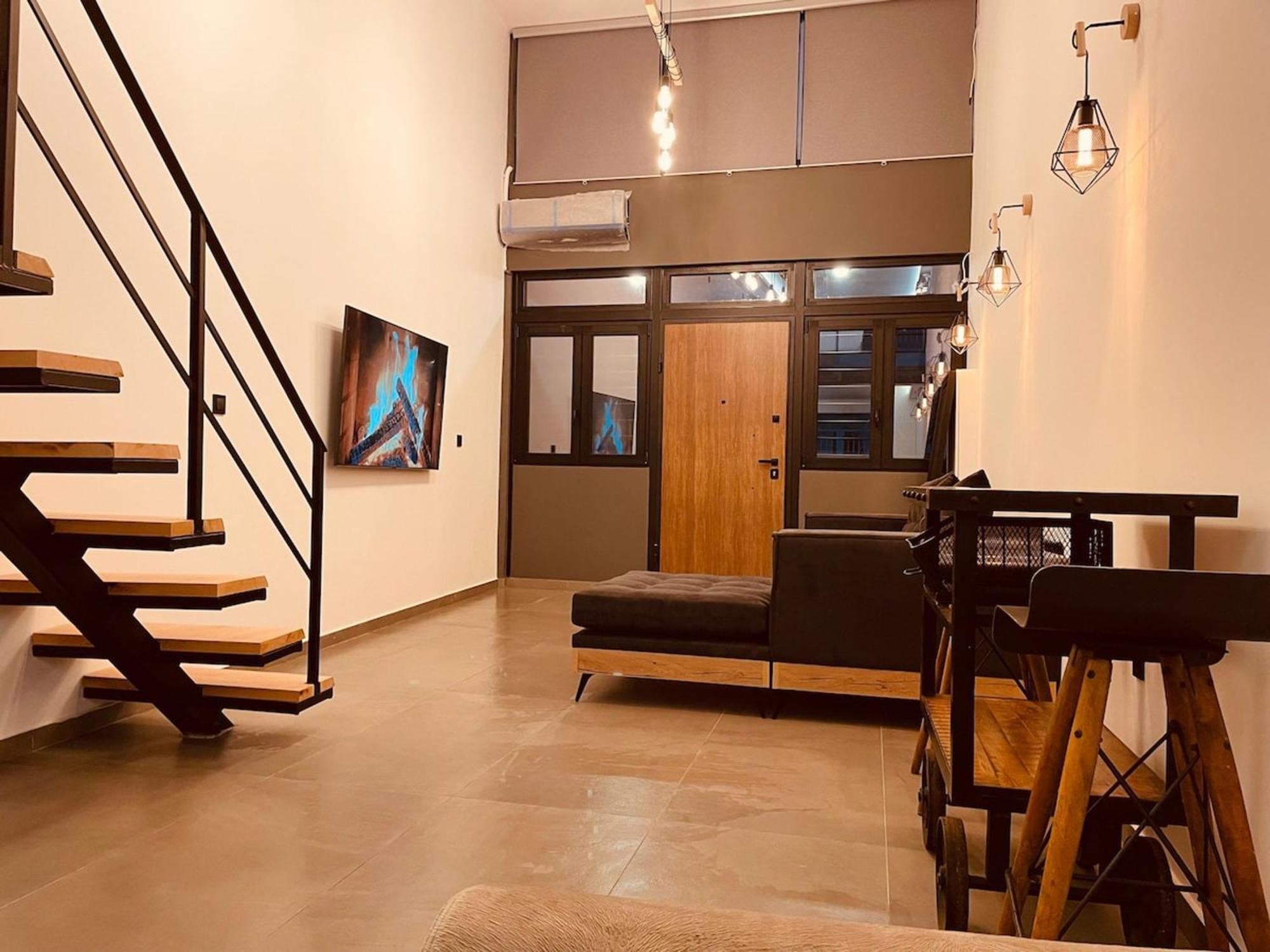 شقة Loft Athens -Nomad Friendly # Superhost Hub# المظهر الخارجي الصورة